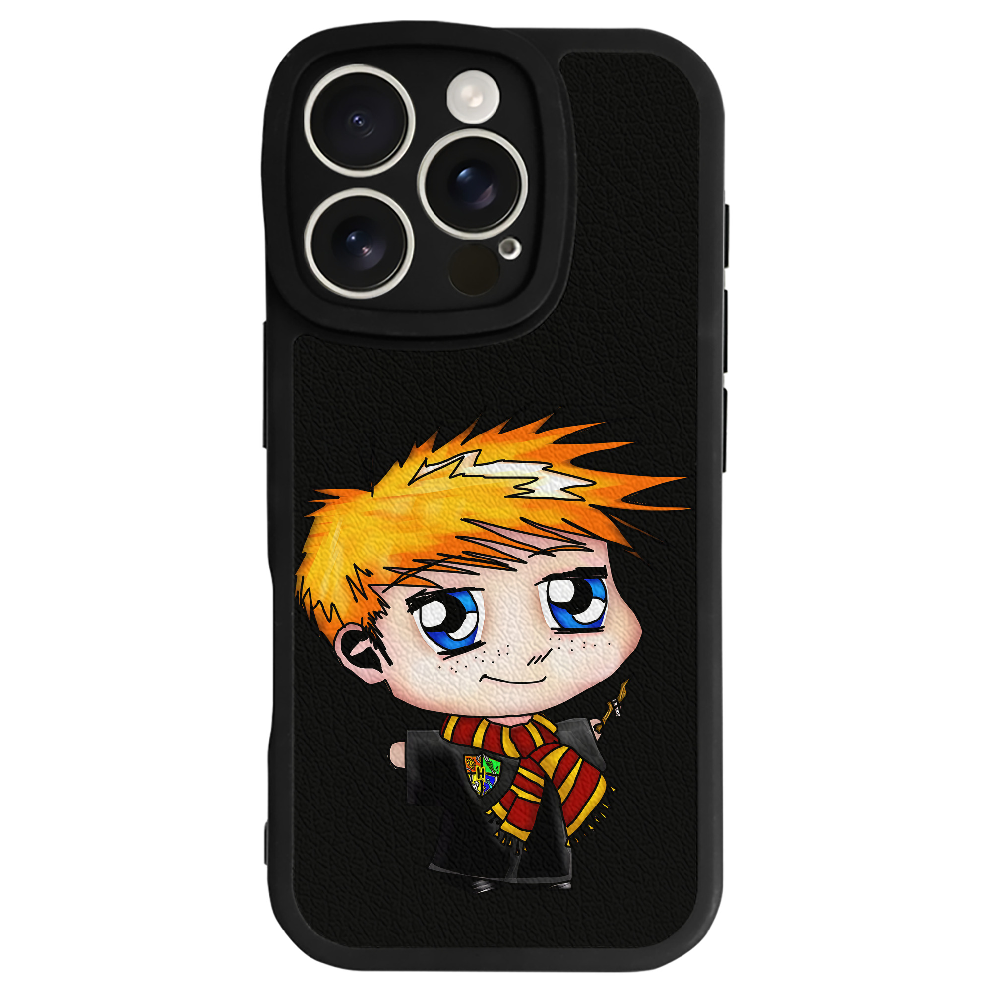 （画像用） Harry Potter ハリー・ポッターシリーズ 【iPhone 16シリーズ対応】シリコンスマホケース（レザー調） 材質：シリコン